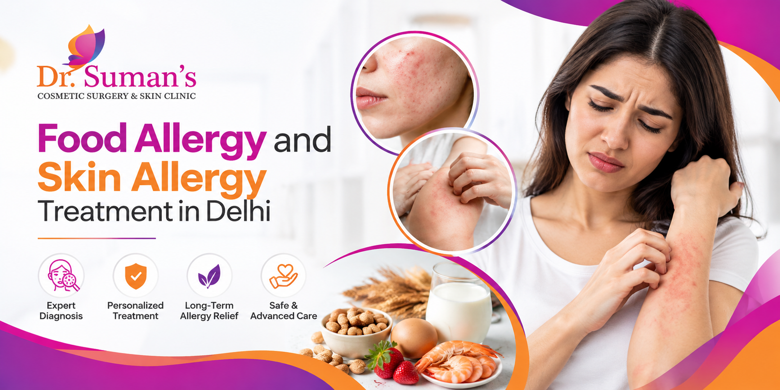 Food Allergy and Skin Allergy Treatment in Delhi